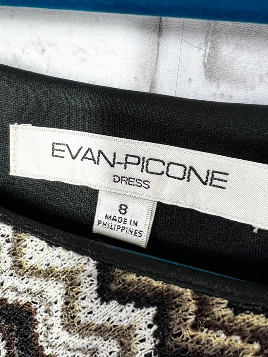 👗 |•EVAN-PICONE•| Zigzag Dress Size 8 - Picture 5 of 9